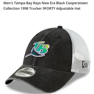 Tampa Bay Rays Mesh Back Trucker Adjustable Hat
